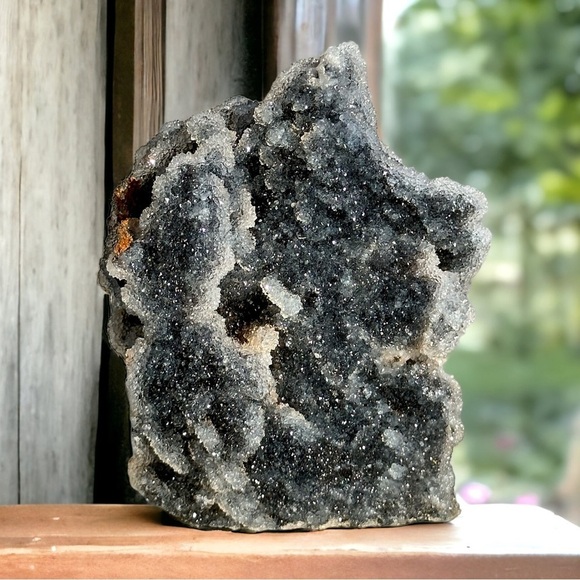 OOAK Natural Spirit Fairy Quartz Geode Hand Carved Owl Healing Crystal - Picture 4 of 4